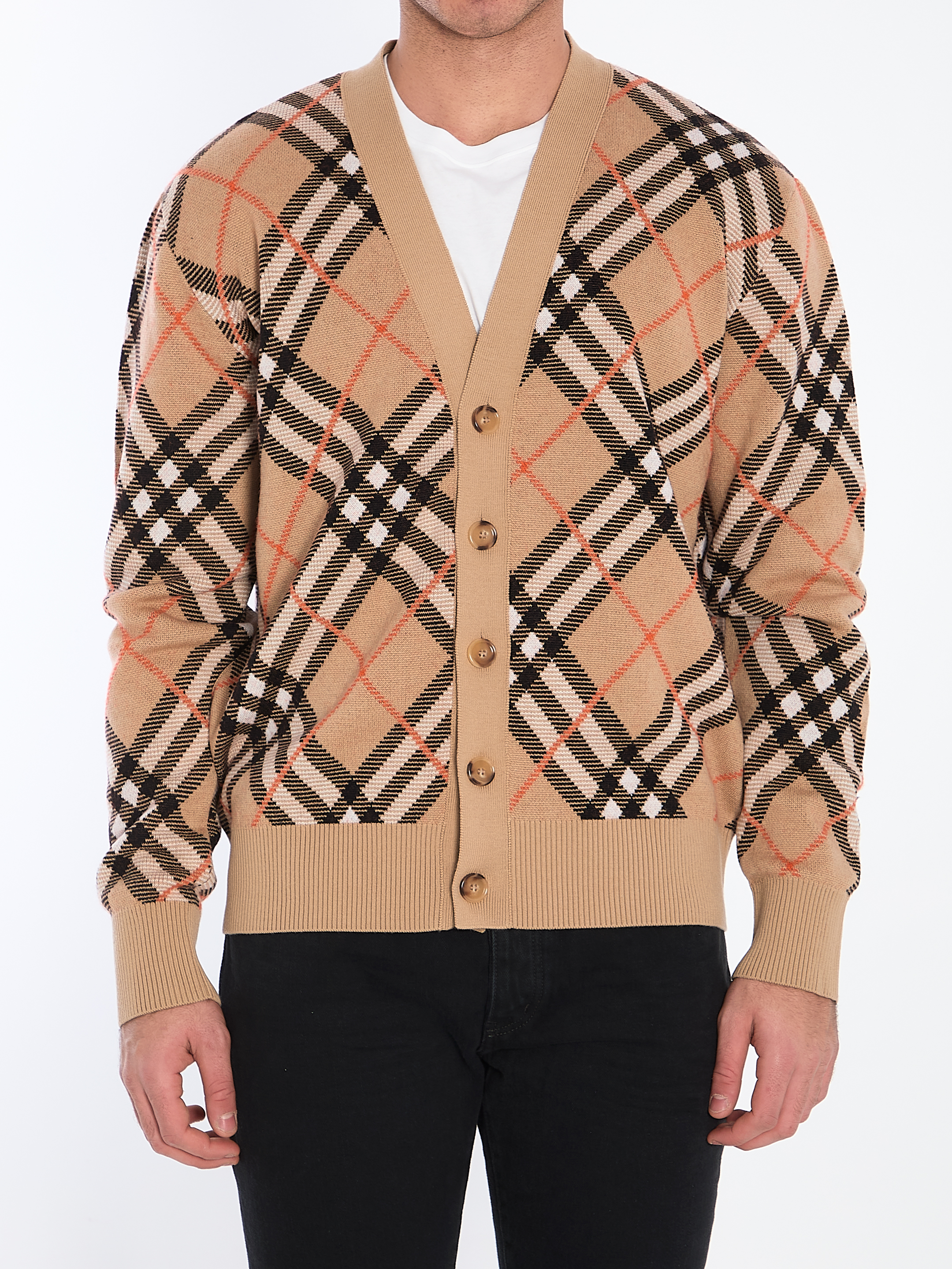 Check cardigan