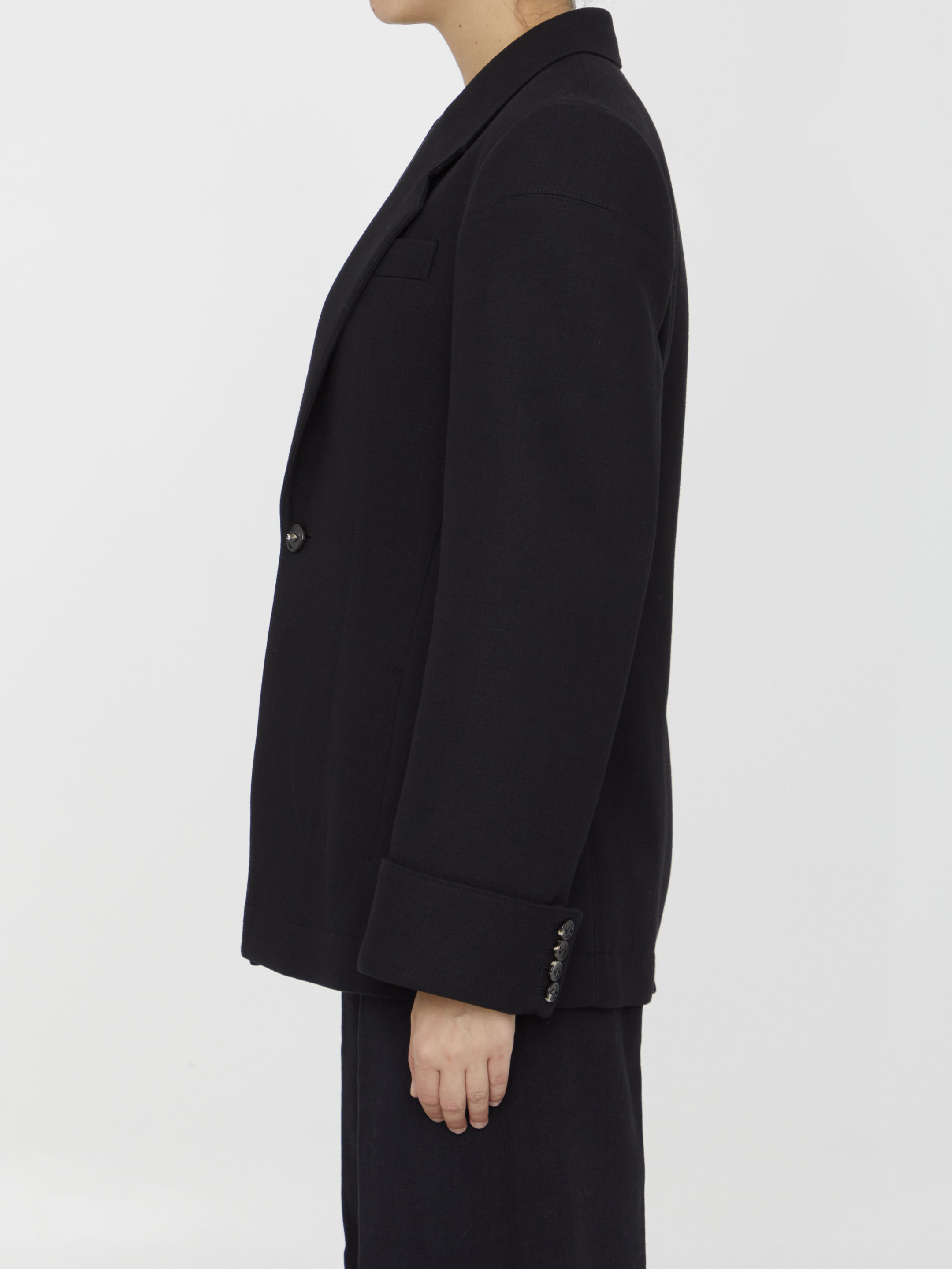 Structured cotton jacket