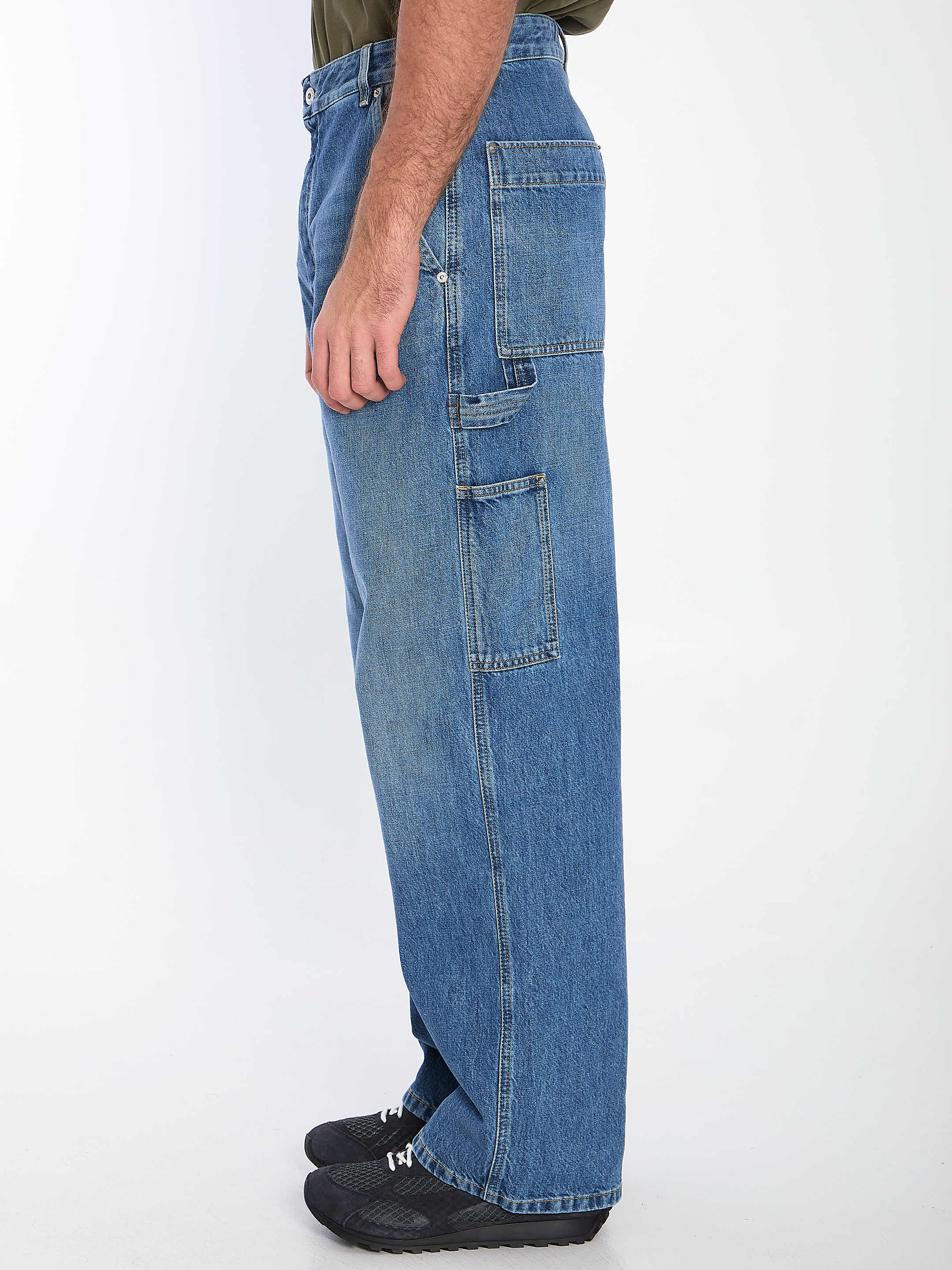 Vintage Indigo cargo jeans