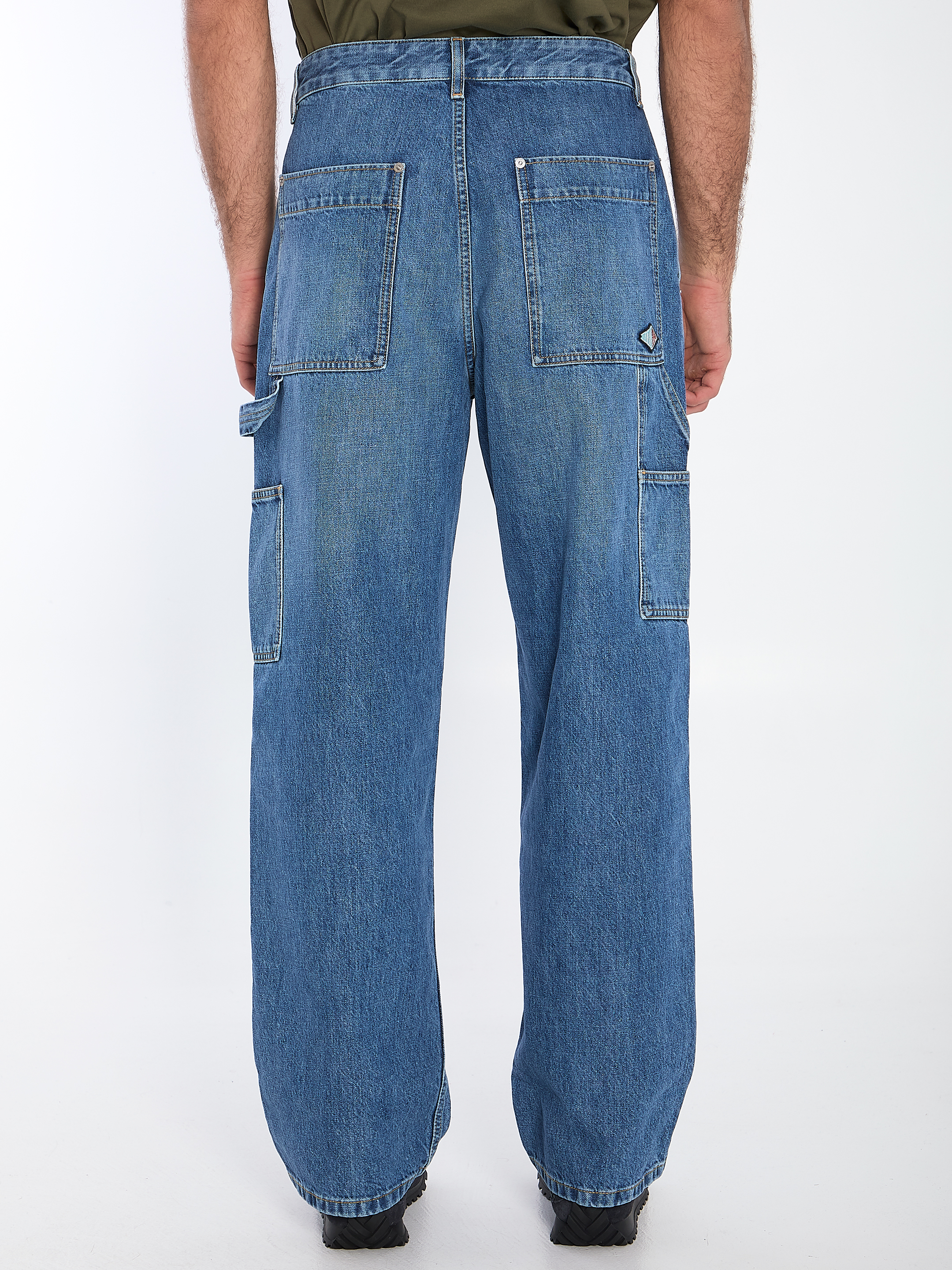 Vintage Indigo cargo jeans