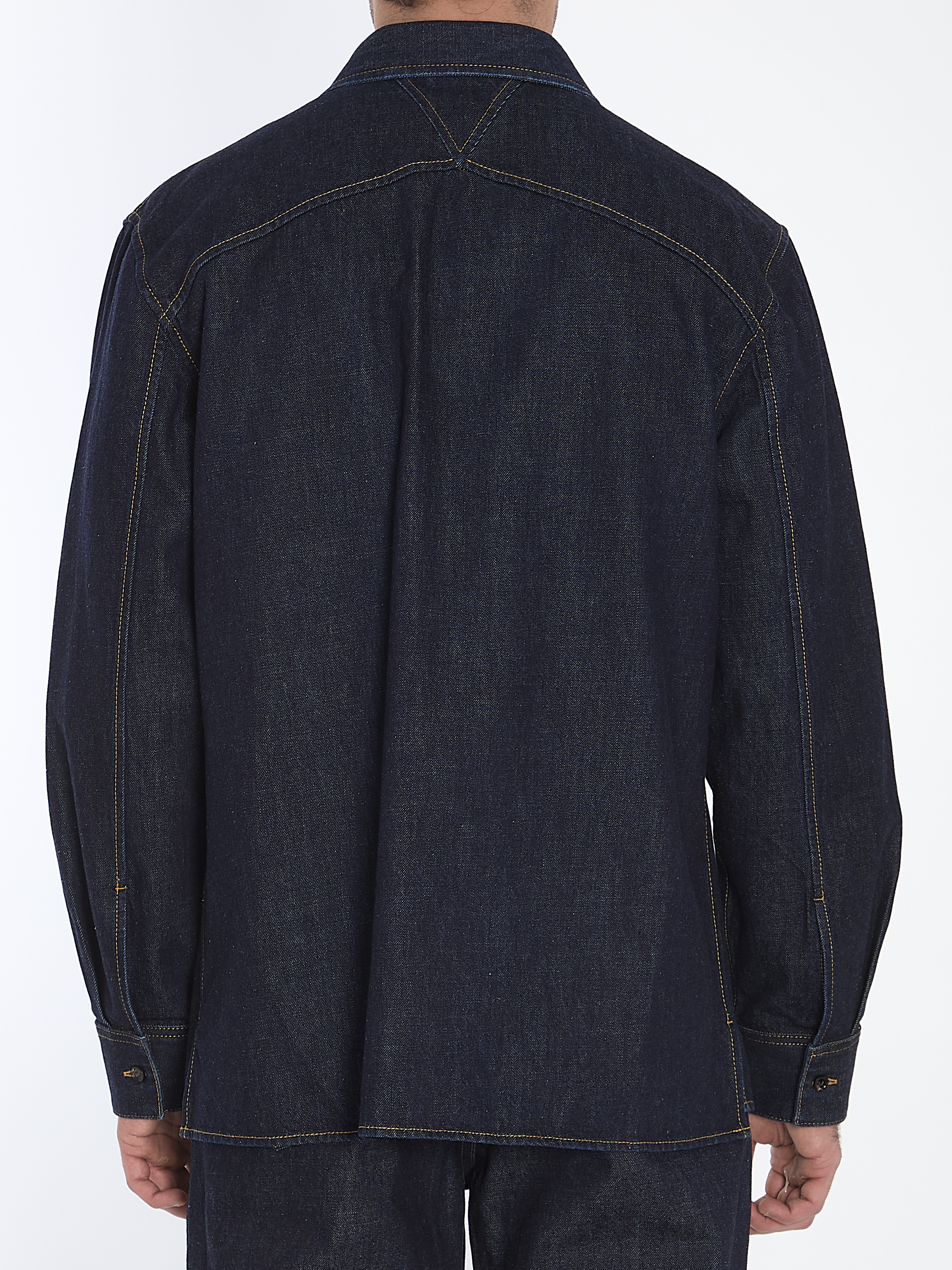 Indigo denim shirt