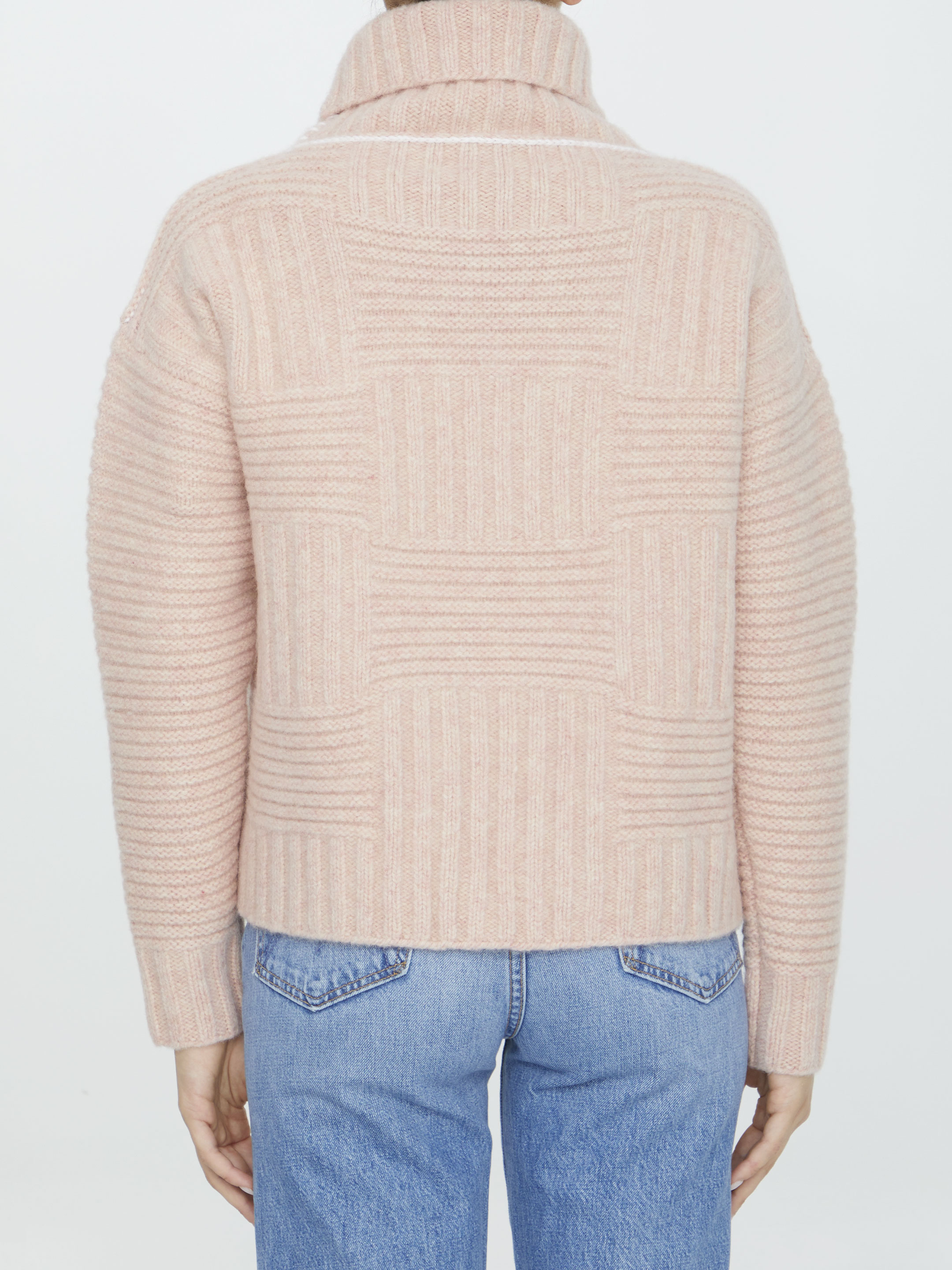 Wool turtleneck sweater