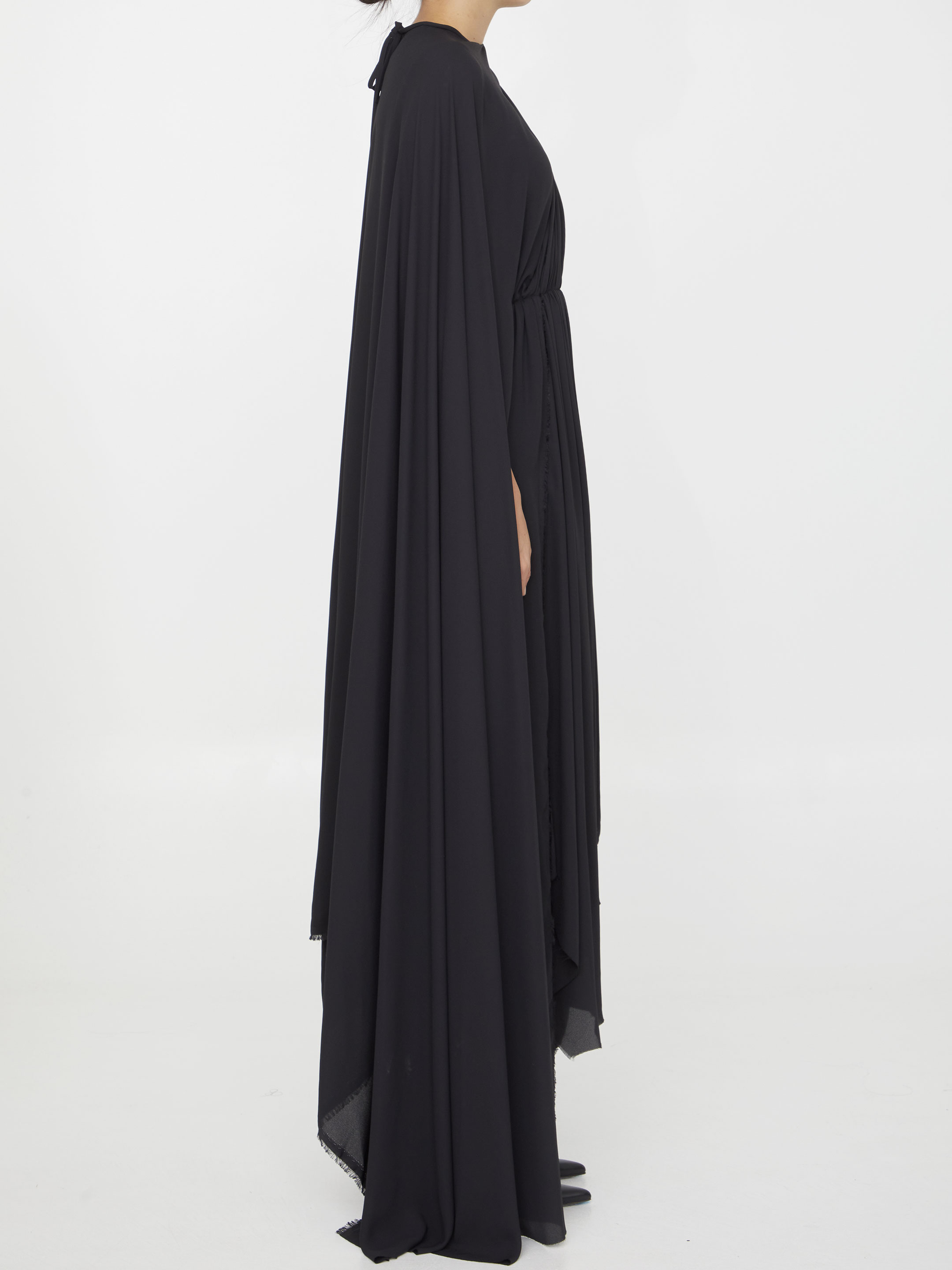 Technical crèpe dress