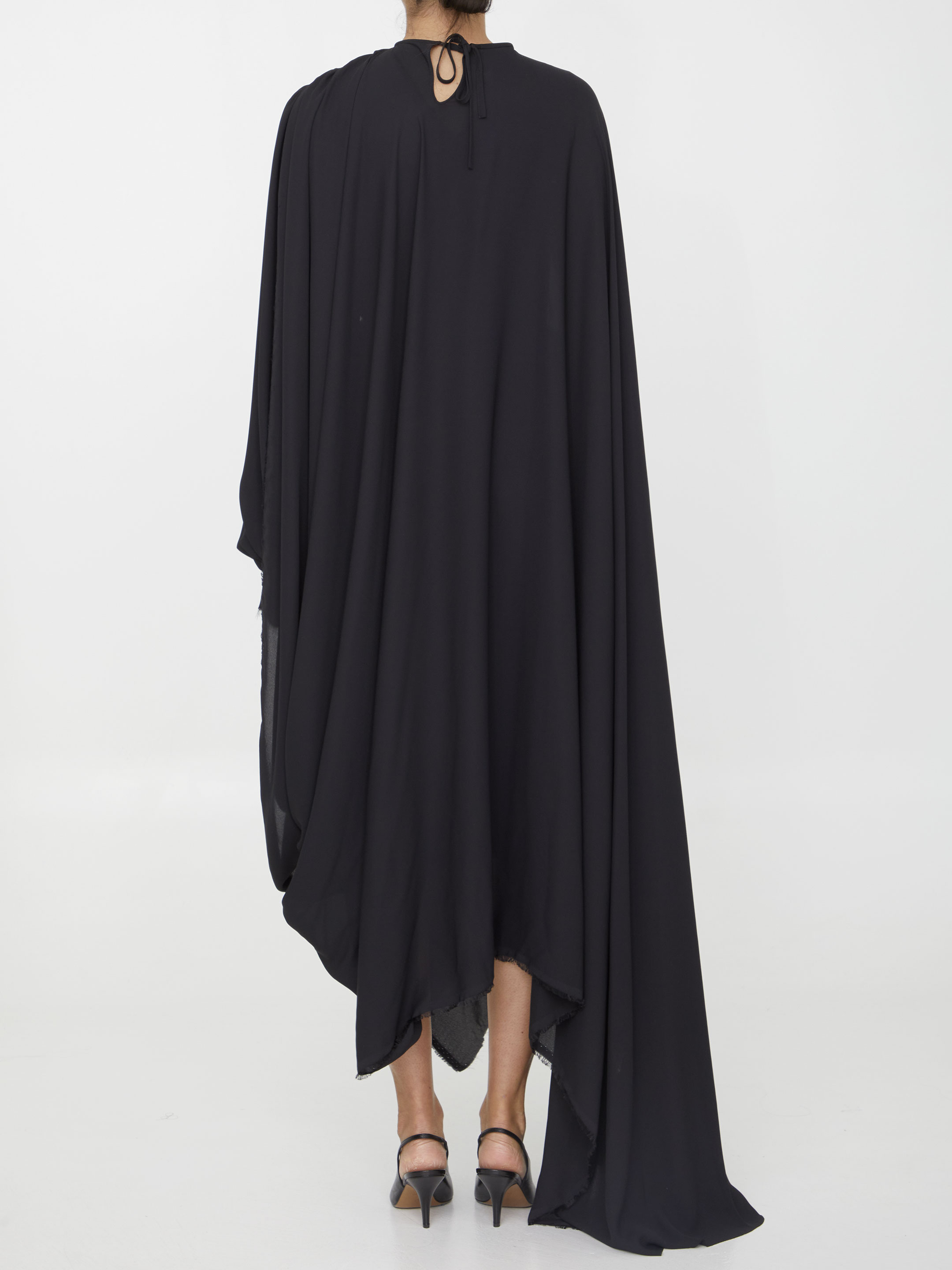 Technical crèpe dress