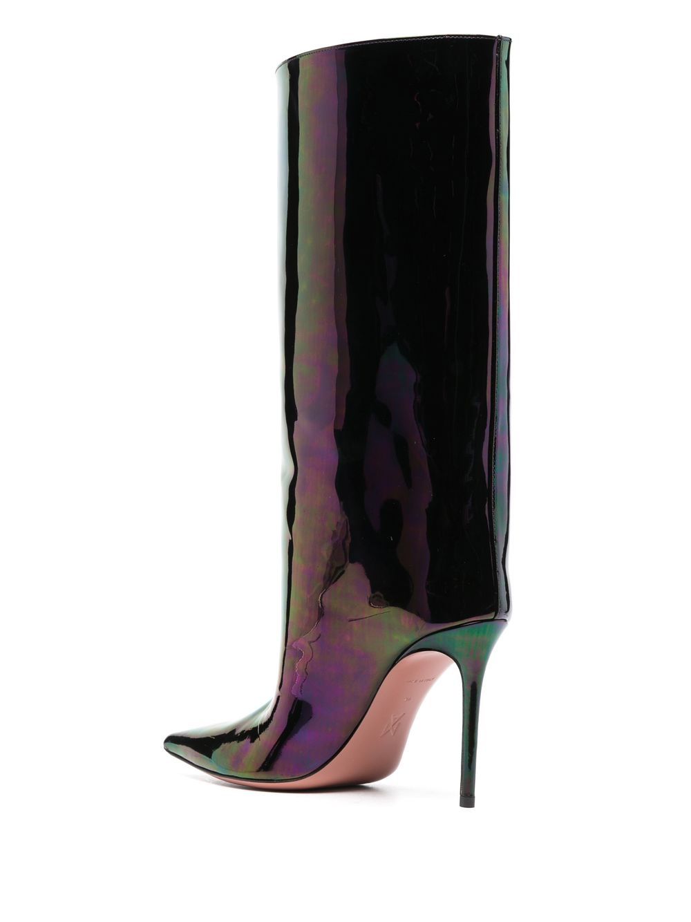 Amina Muaddi Boots Blue