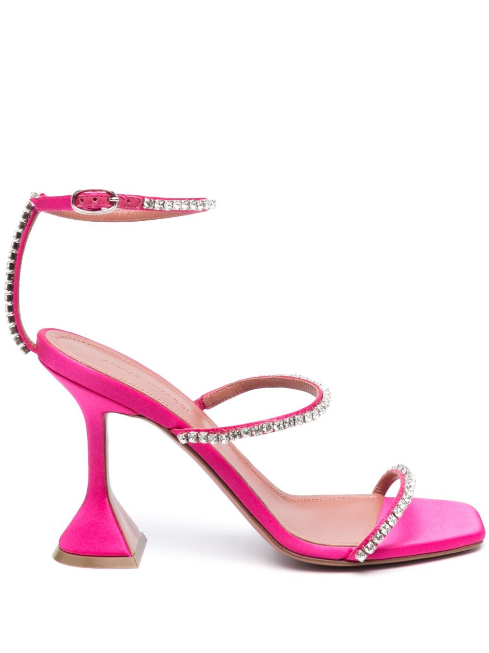 Amina Muaddi Sandals Fuchsia