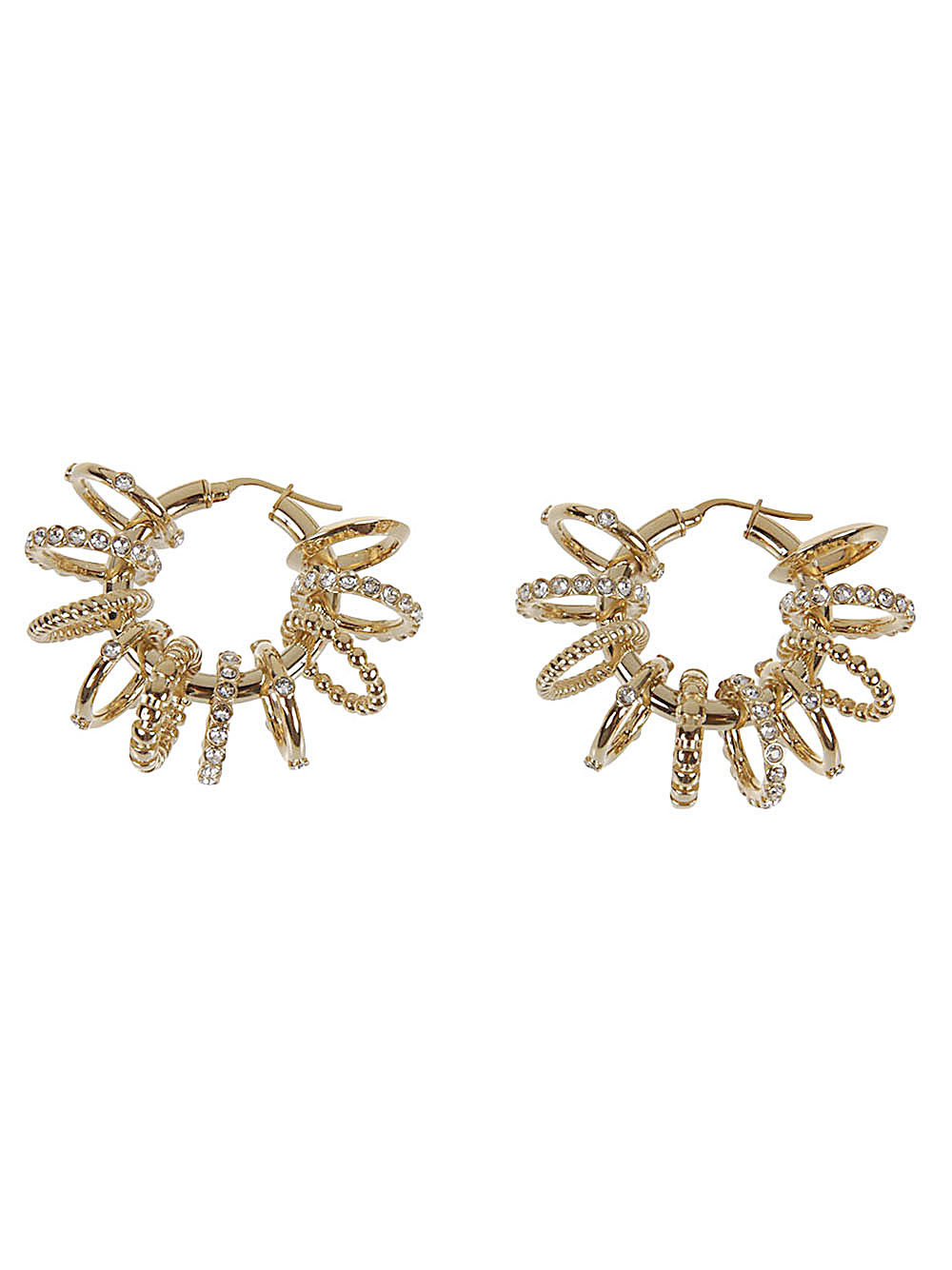 Amina Muaddi Bijoux Golden