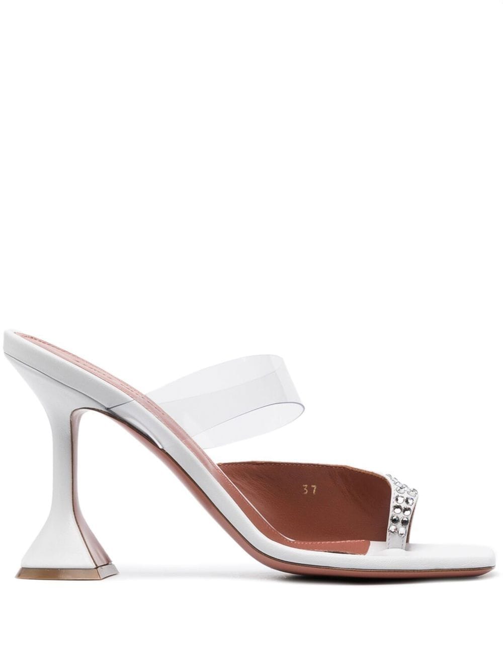Amina Muaddi Sandals White