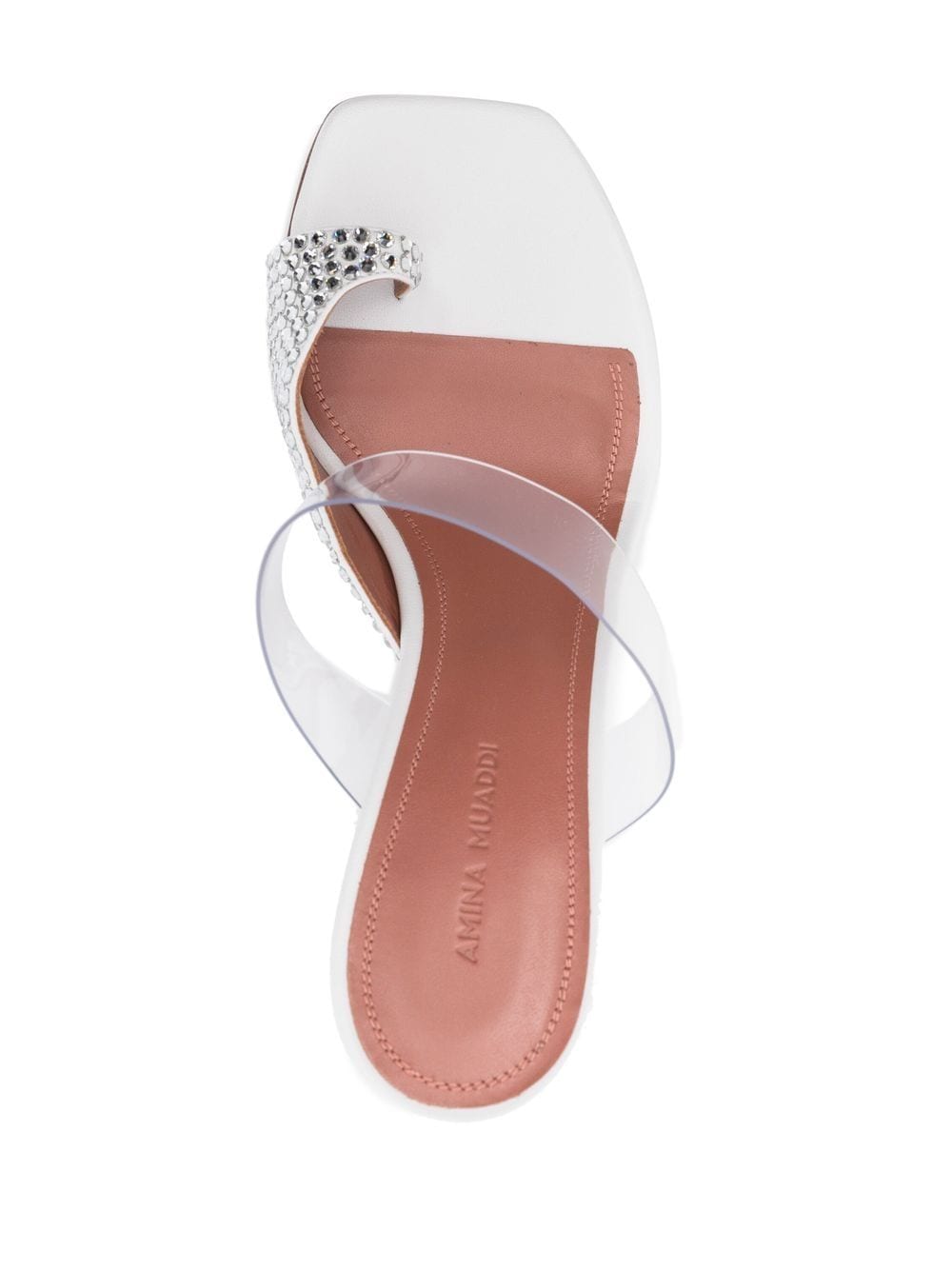 Amina Muaddi Sandals White