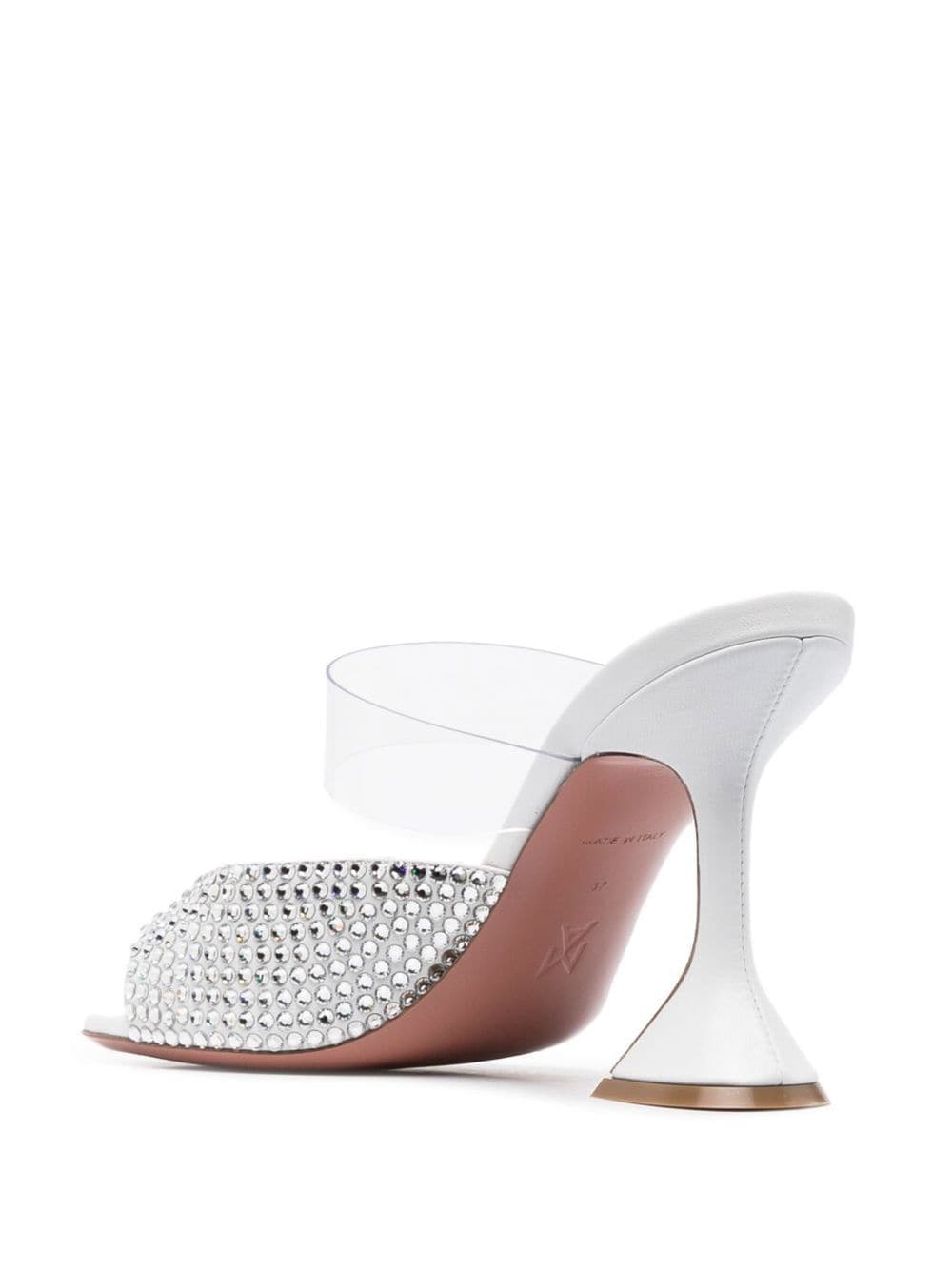 Amina Muaddi Sandals White