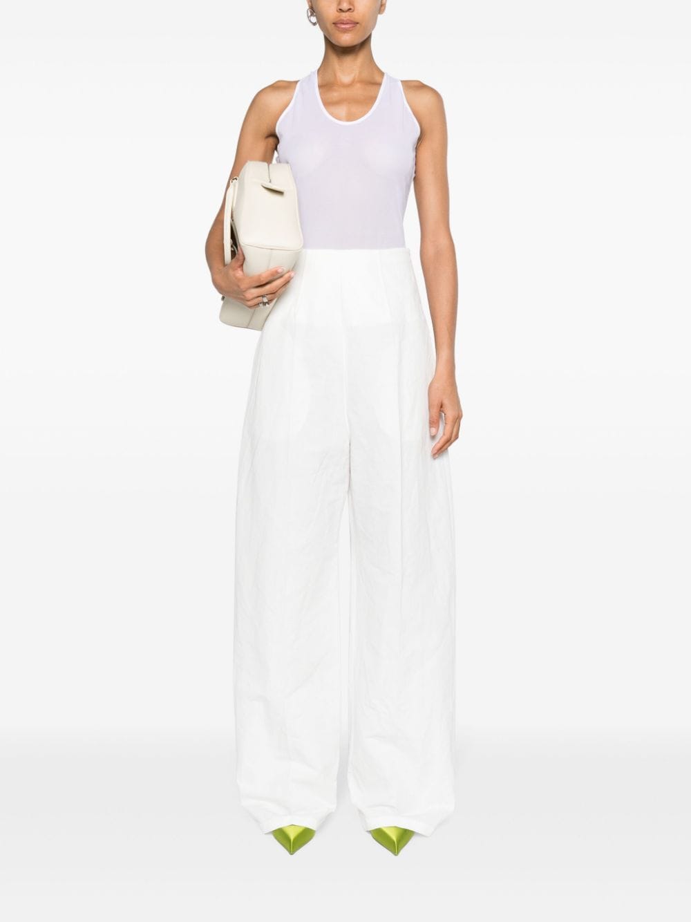 SPORTMAX FASHION Trousers White