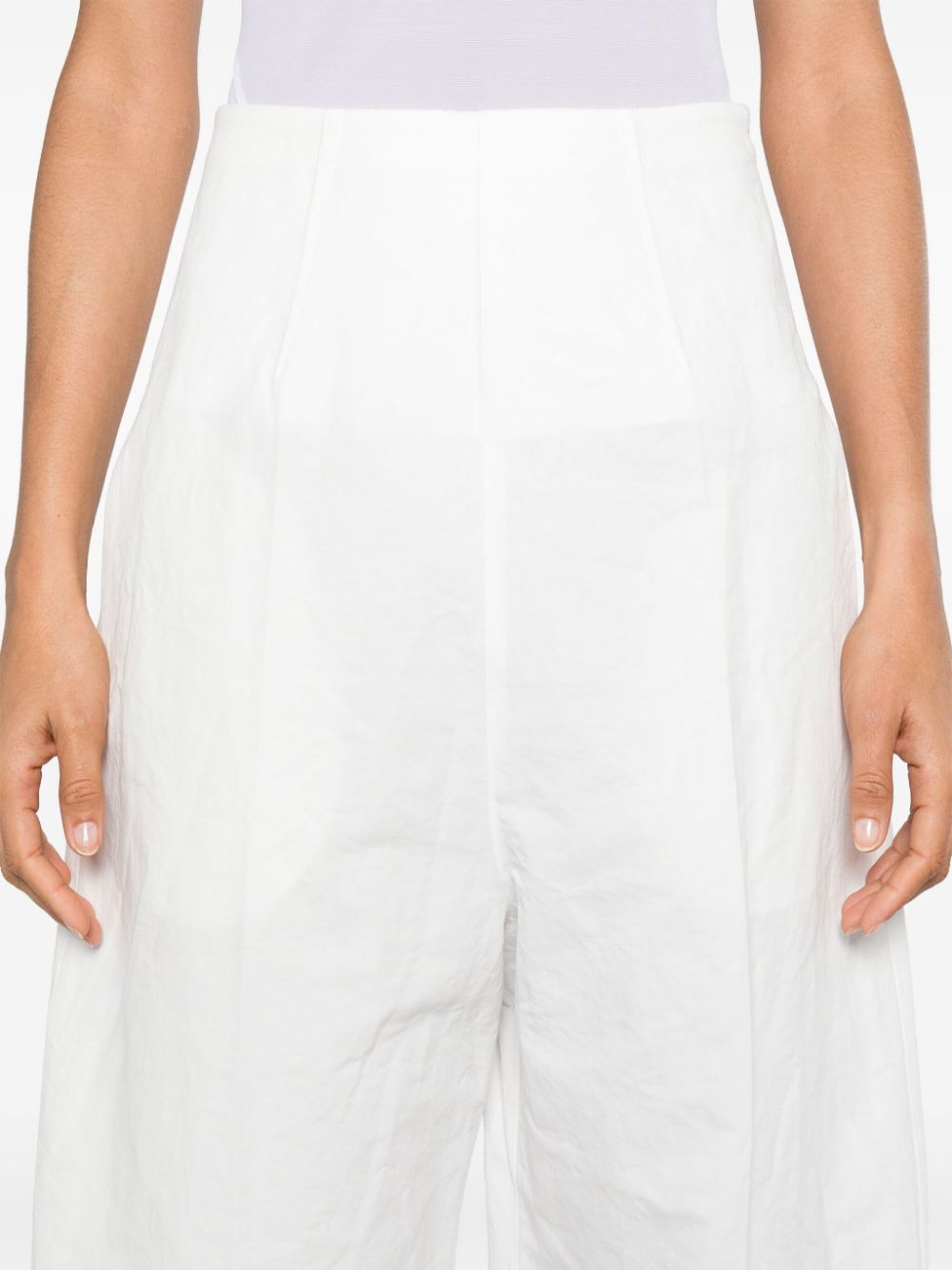 SPORTMAX FASHION Trousers White