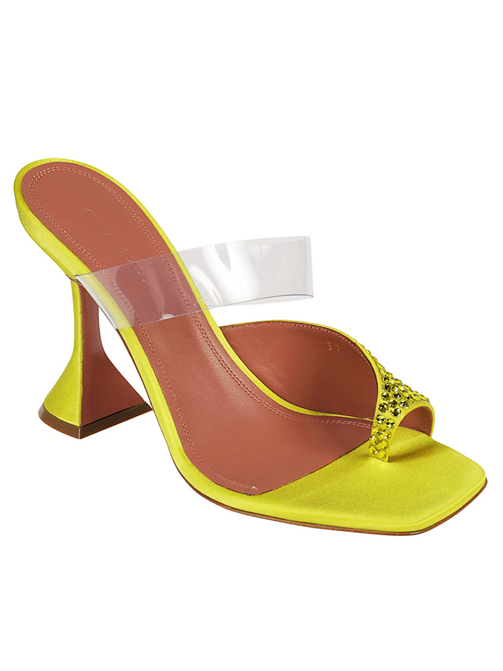 Amina Muaddi Sandals Yellow