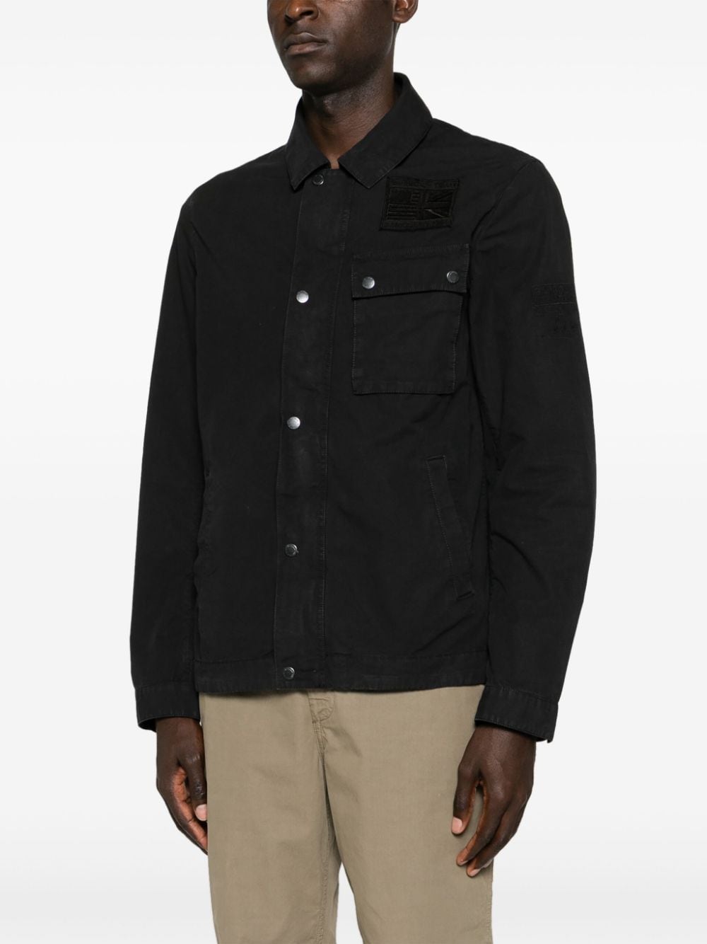 BARBOUR INTERNATIONAL Coats Black hover