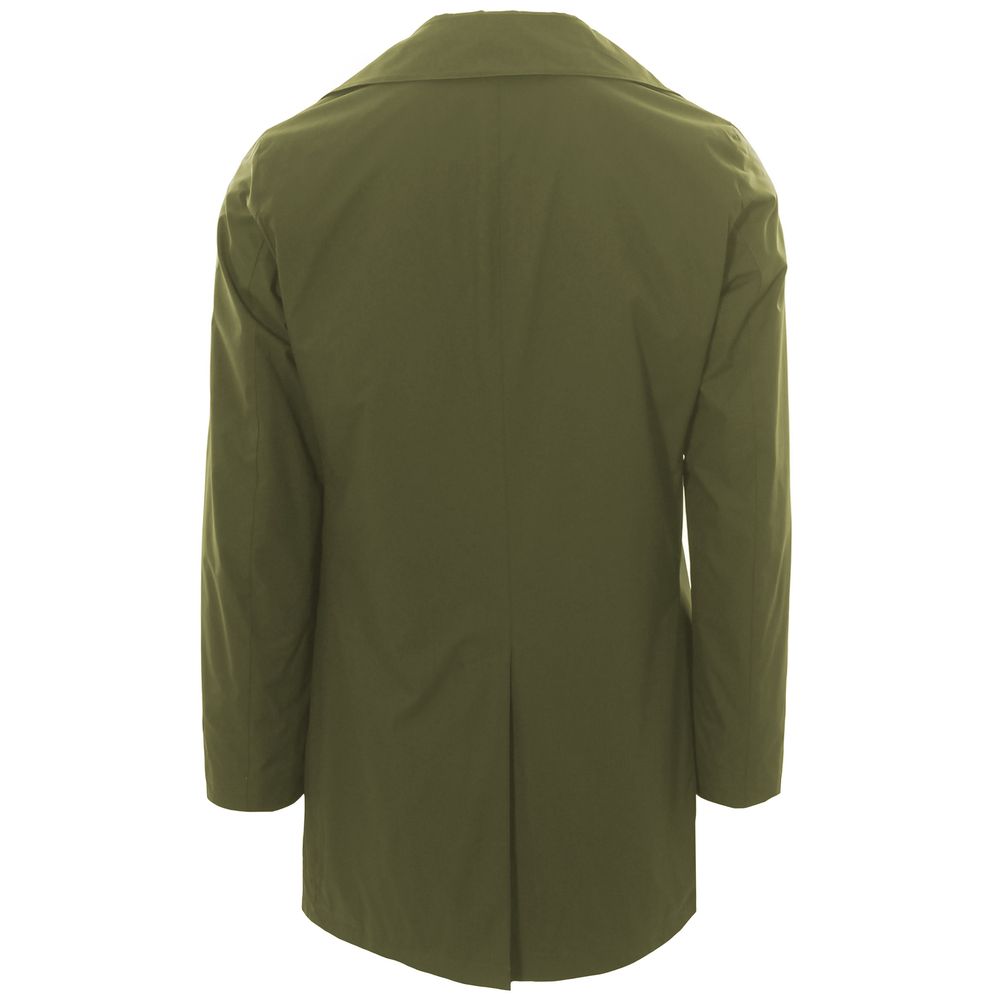 Green Recycled Polyester Men Jacket
