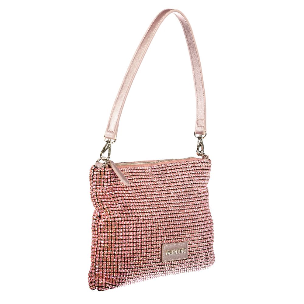 Pink Polyester Handbag