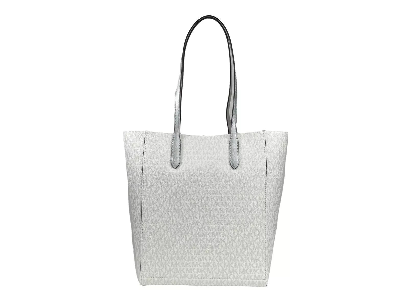 Vincent With Card Case Large Tote Purse Bag Silver hover