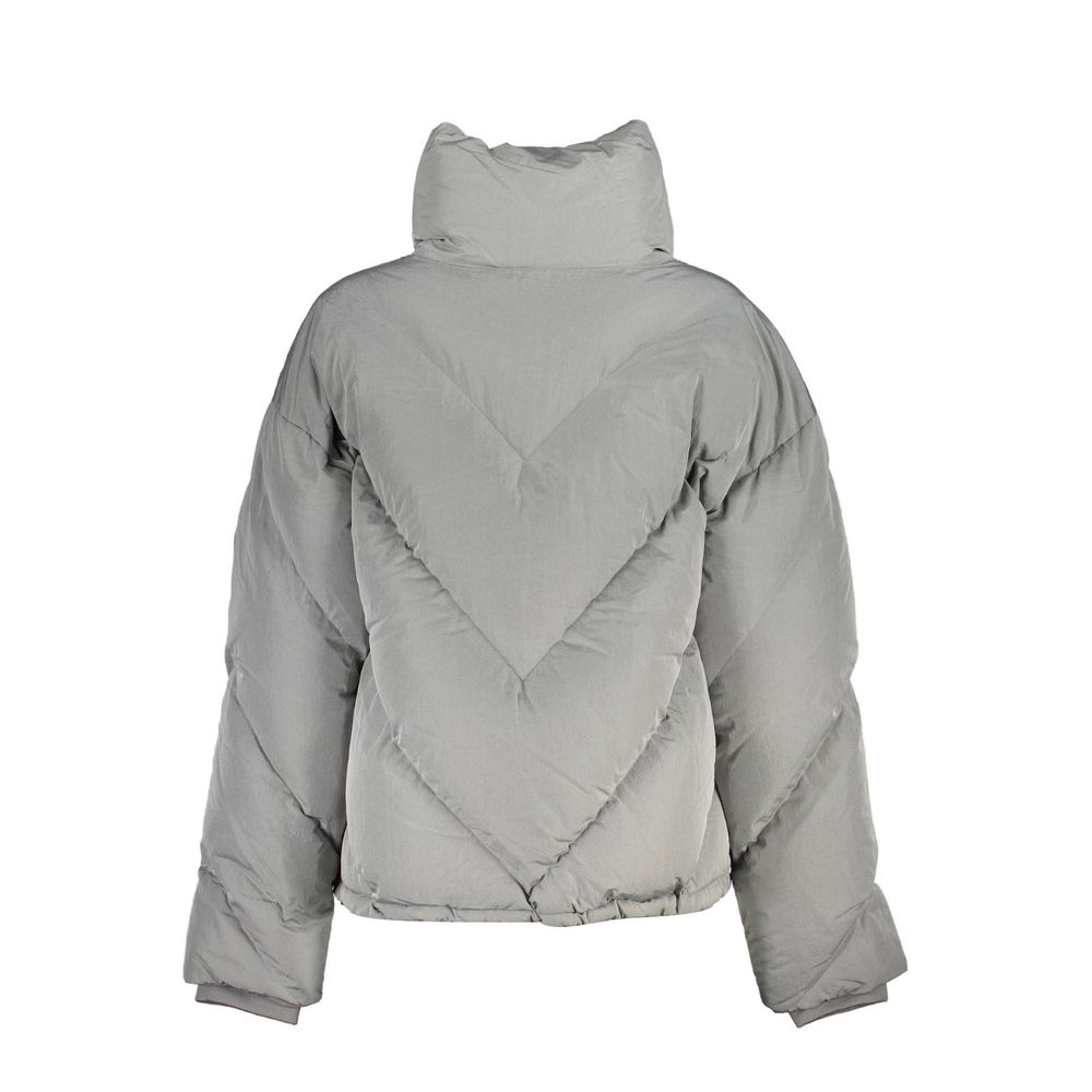 Elegant Gray Long-Sleeved Jacket hover