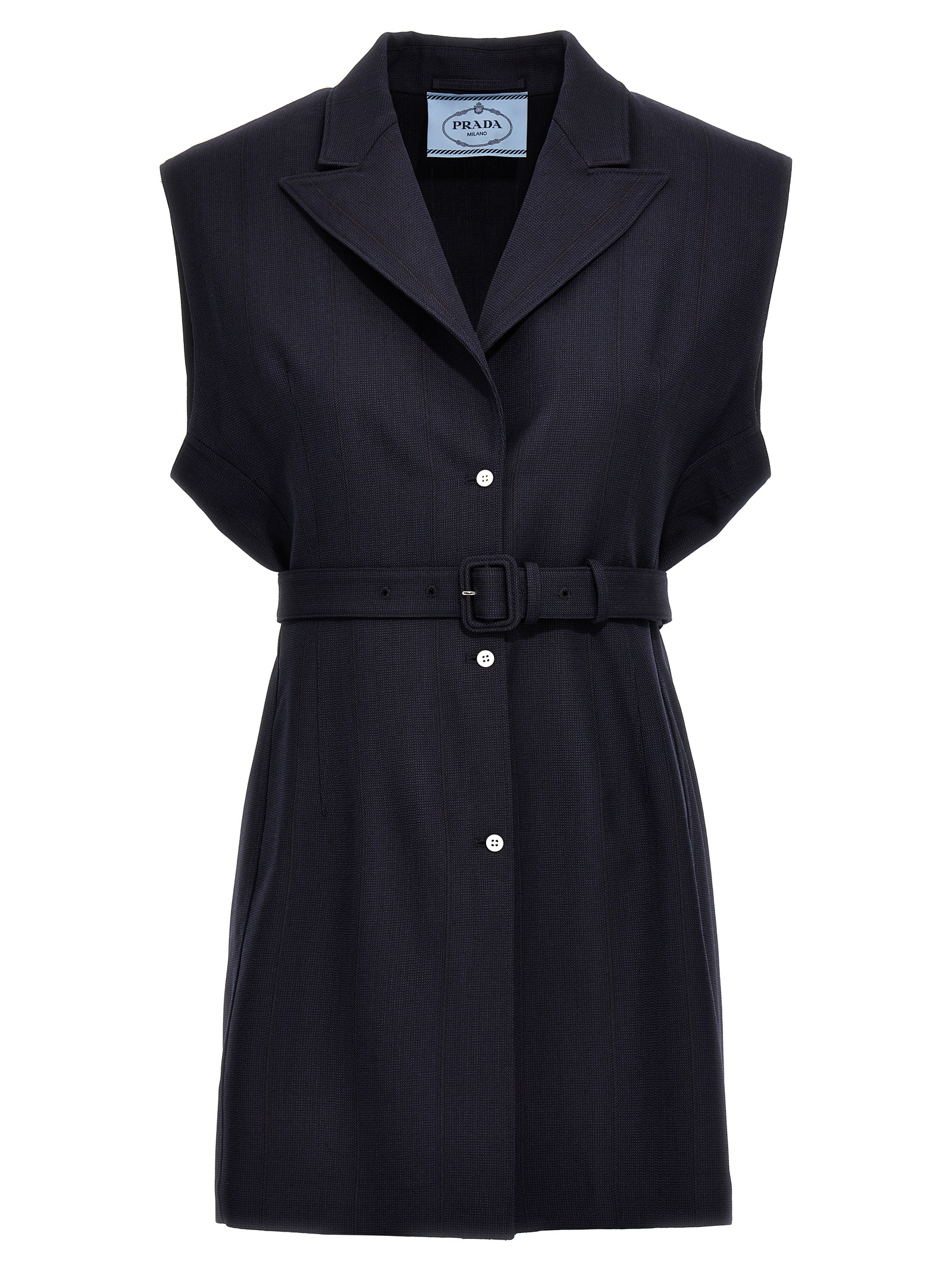 Belt wool vest