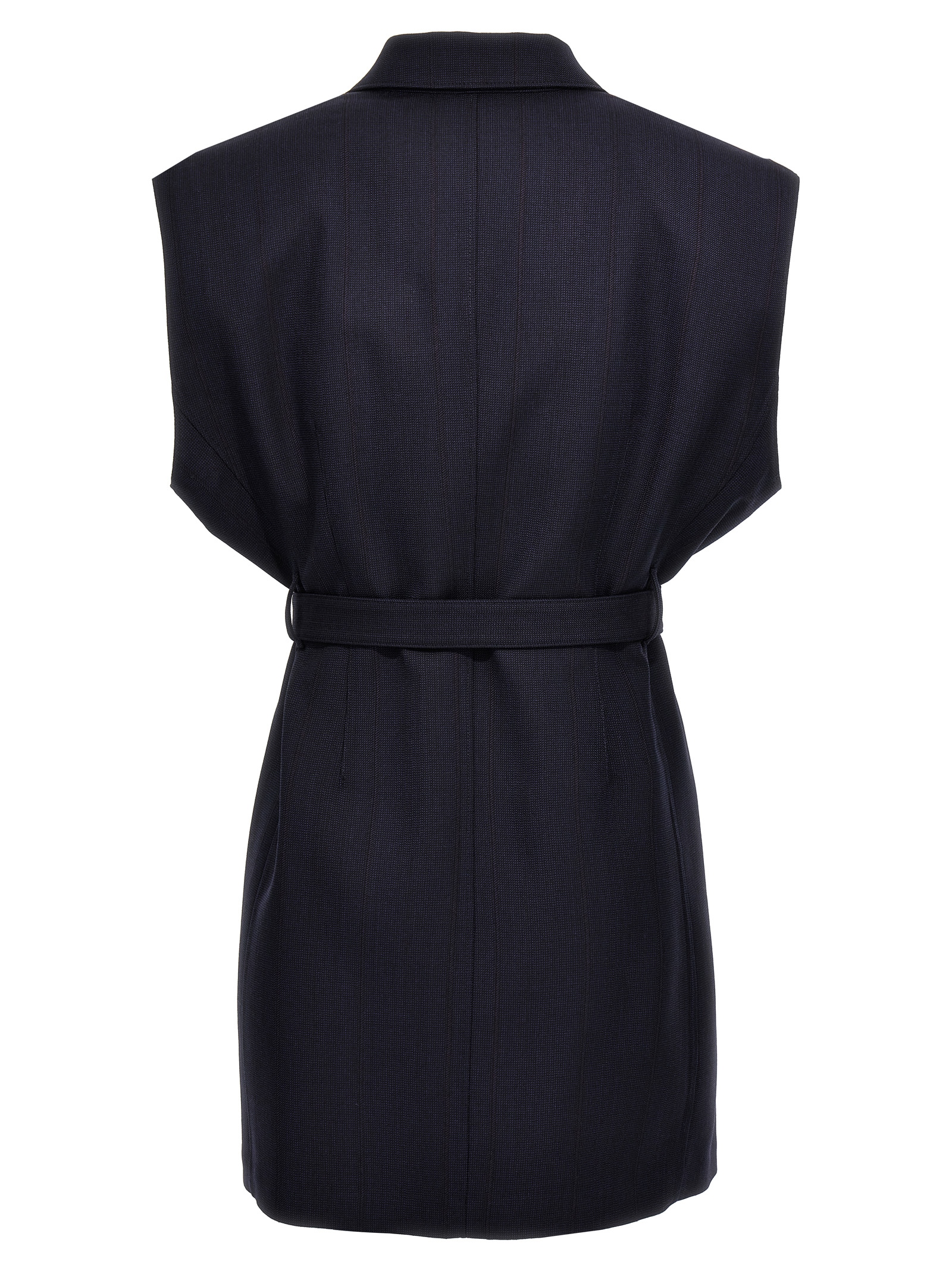 Belt wool vest