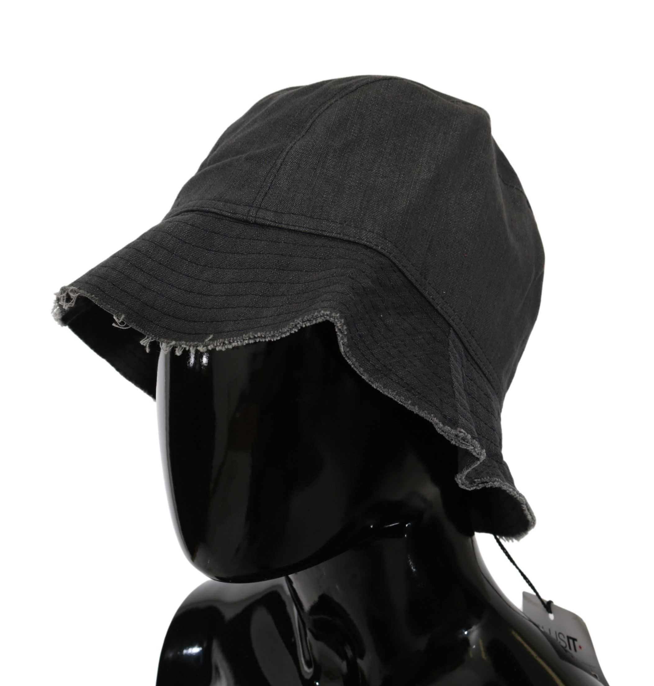Chic Black Bucket Hat - Timeless Accessory hover
