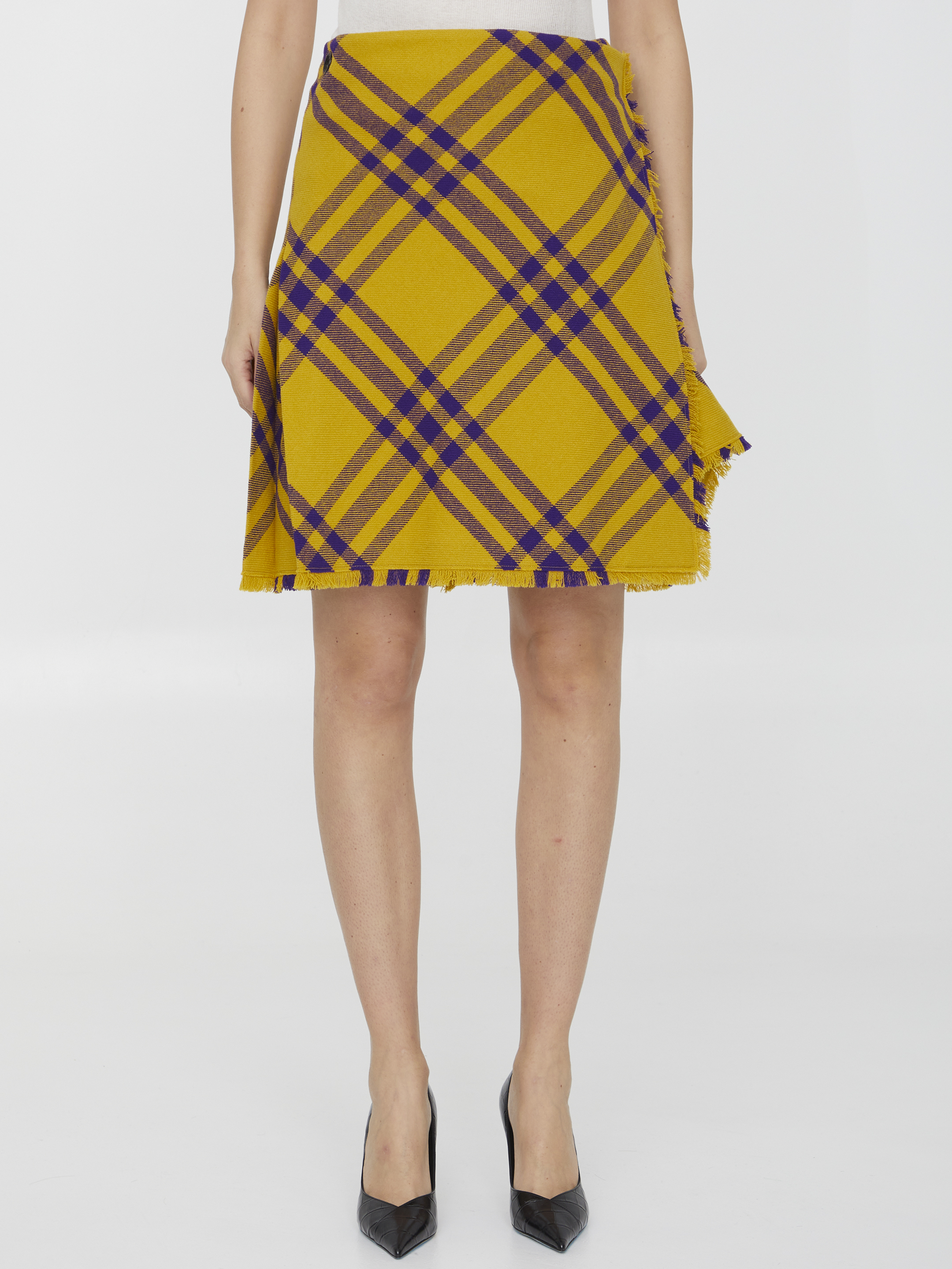 Check wool kilt
