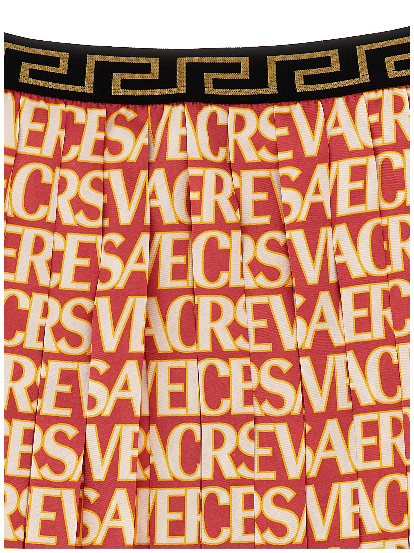 Versace Allover Kids capsule La Vacanza skirt