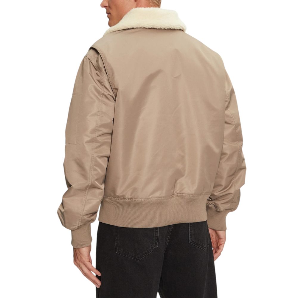 Beige Polyamide Riciclata Jacket hover
