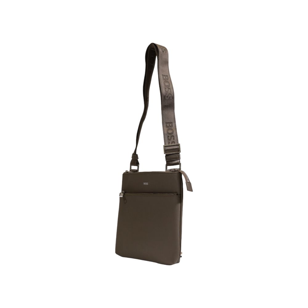 Green Leather Messenger Bag hover