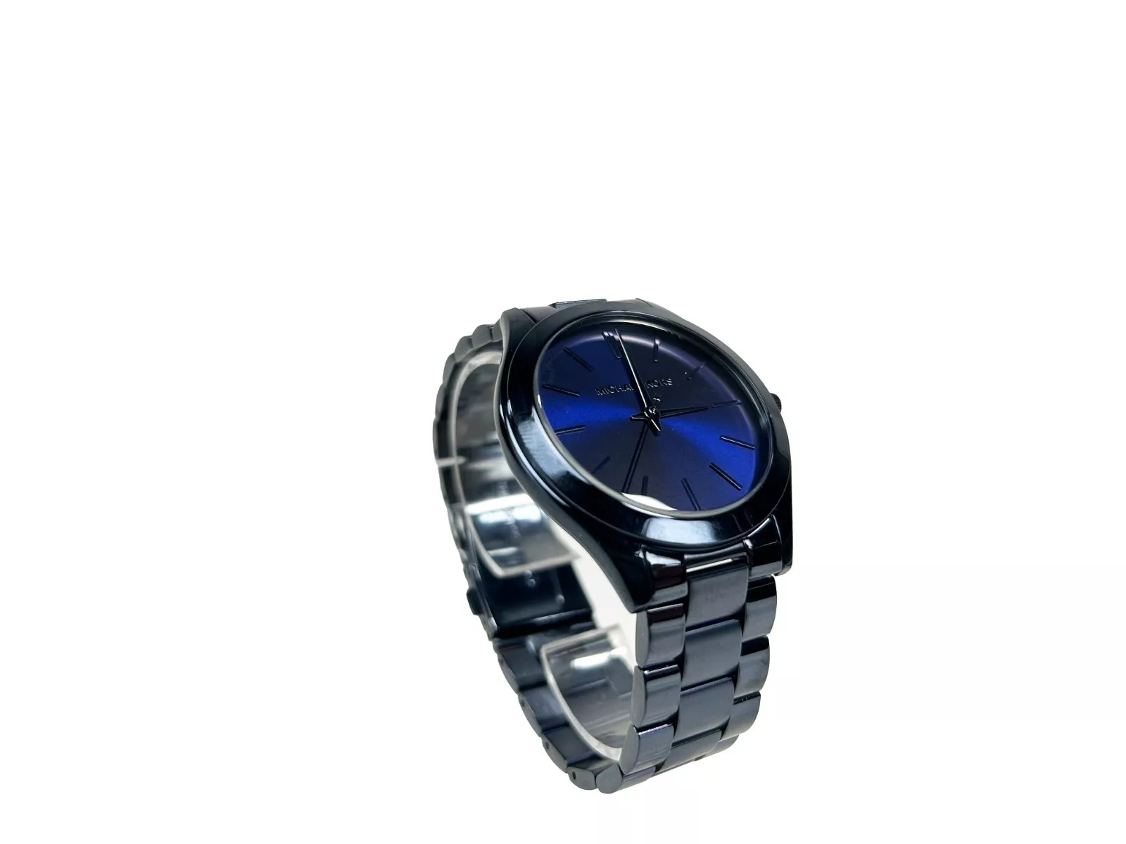 Slim Runway Stainless Steel Watch MK3419 Blue hover