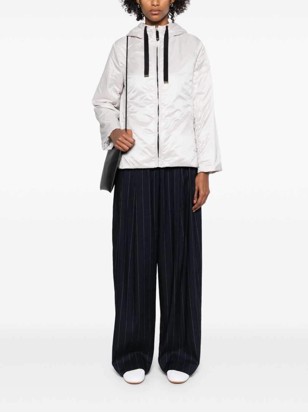 MAX MARA THE CUBE Coats Light Grey