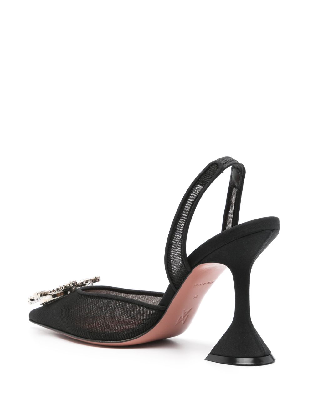 Amina Muaddi With Heel Black