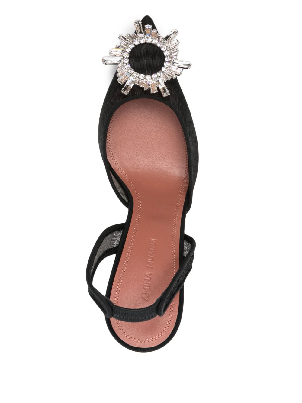 Amina Muaddi With Heel Black