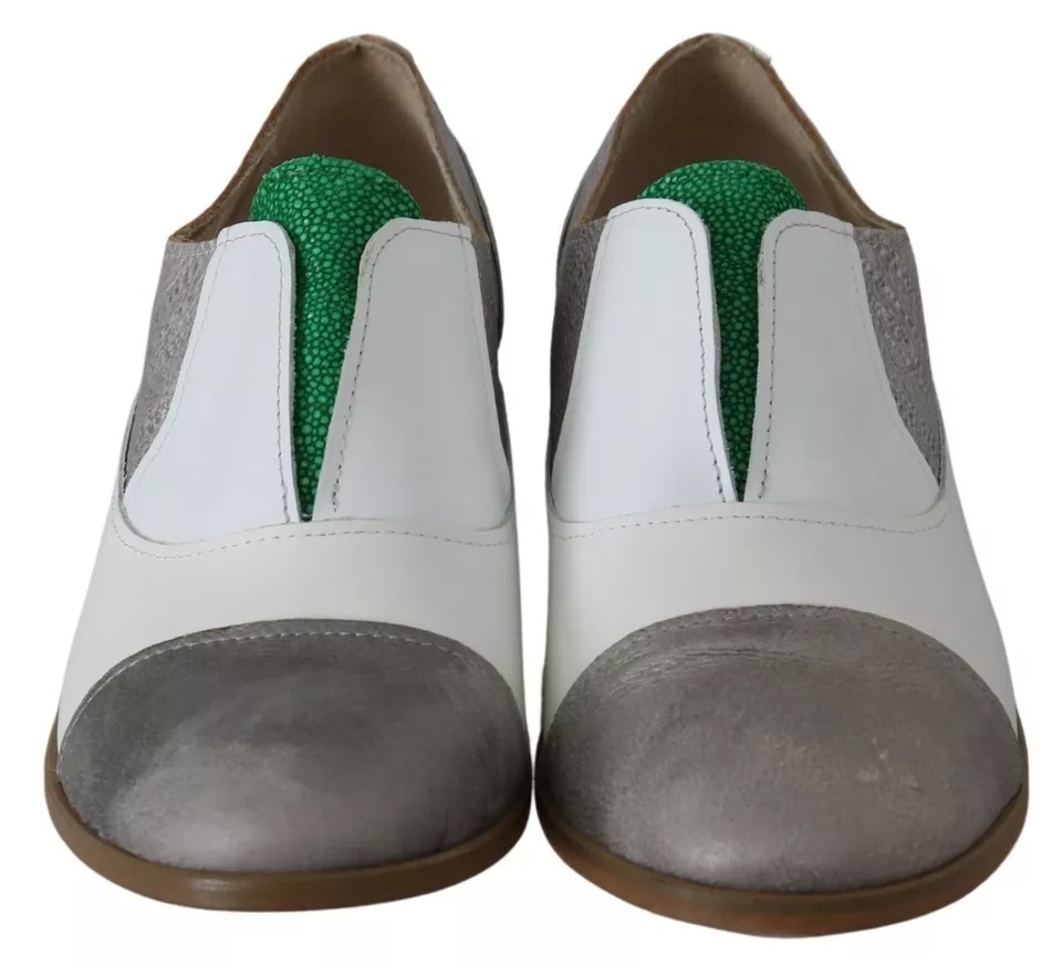 Multicolor Leather Slip-on Loafers Shoes hover