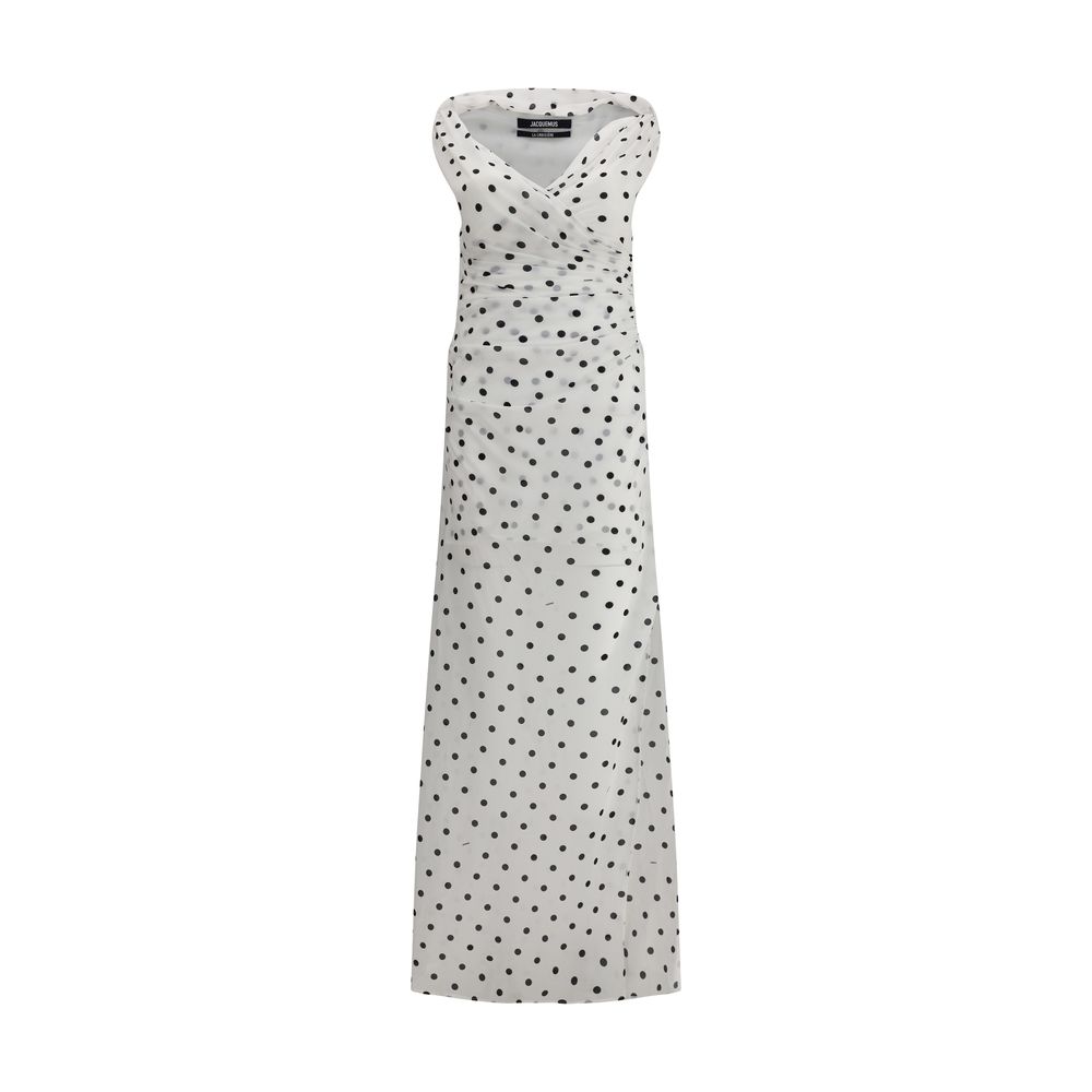 Rita pois long Dress