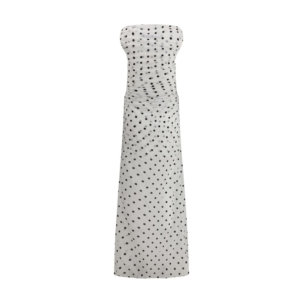 Rita pois long Dress
