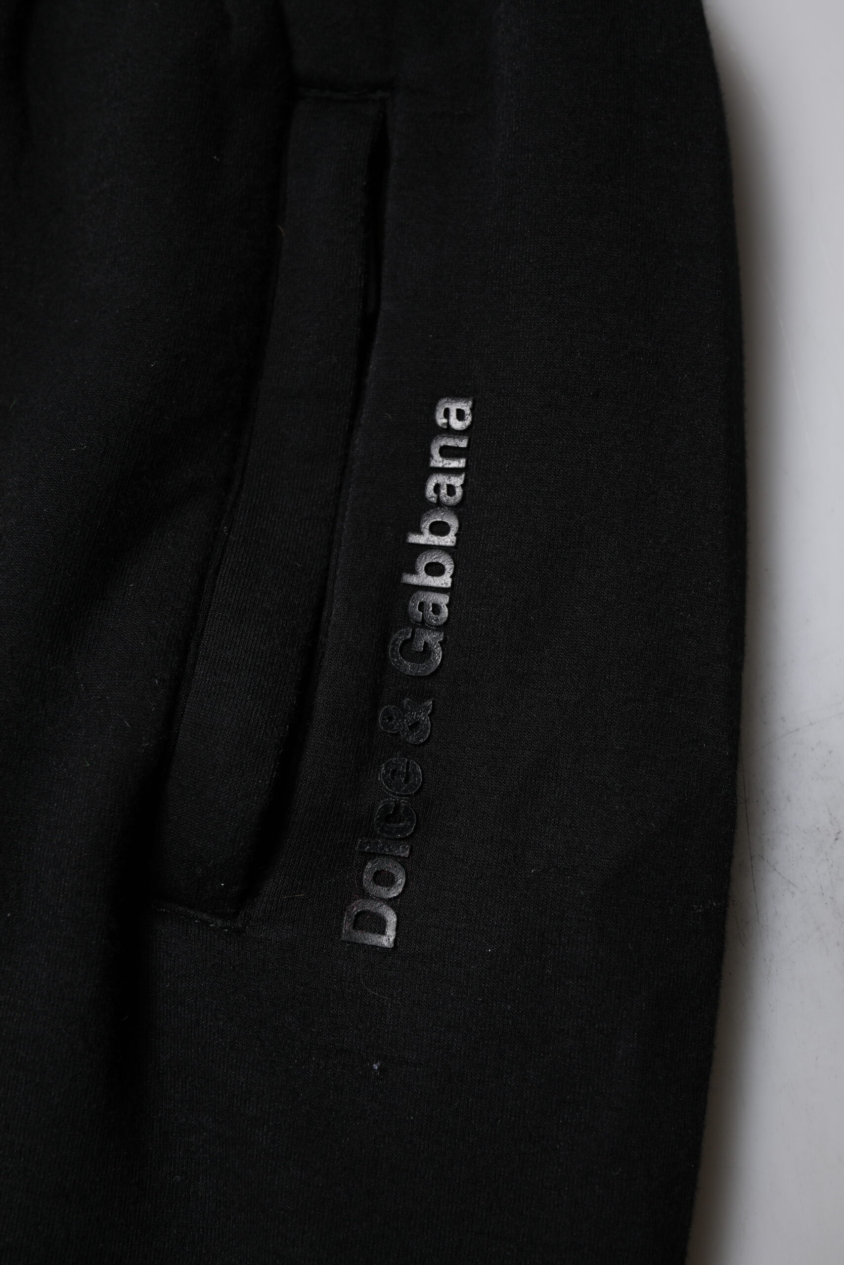 Black Cotton Blend Men Jogger Sweatpants Pants