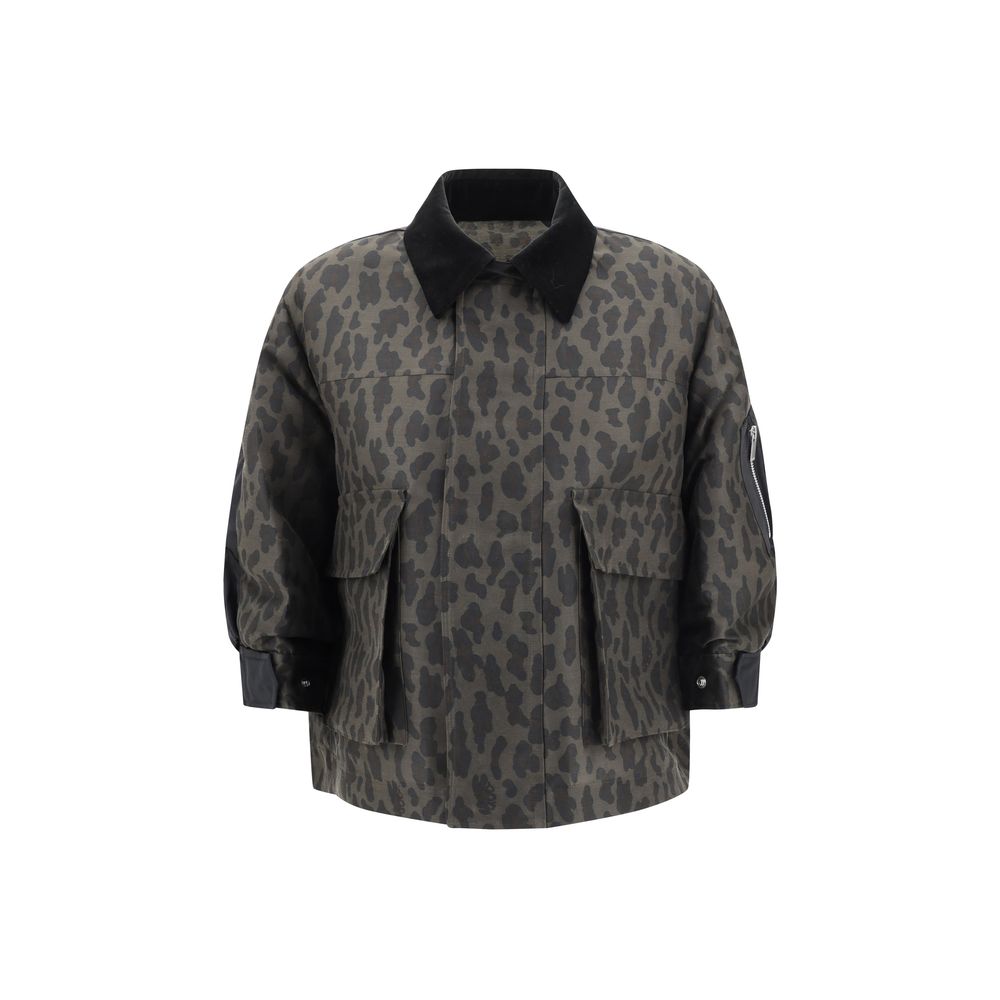 Leopard Bomber Jacket