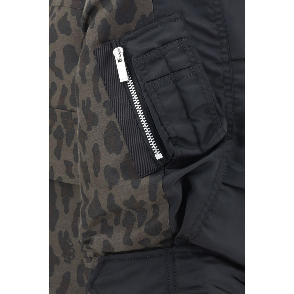 Leopard Bomber Jacket