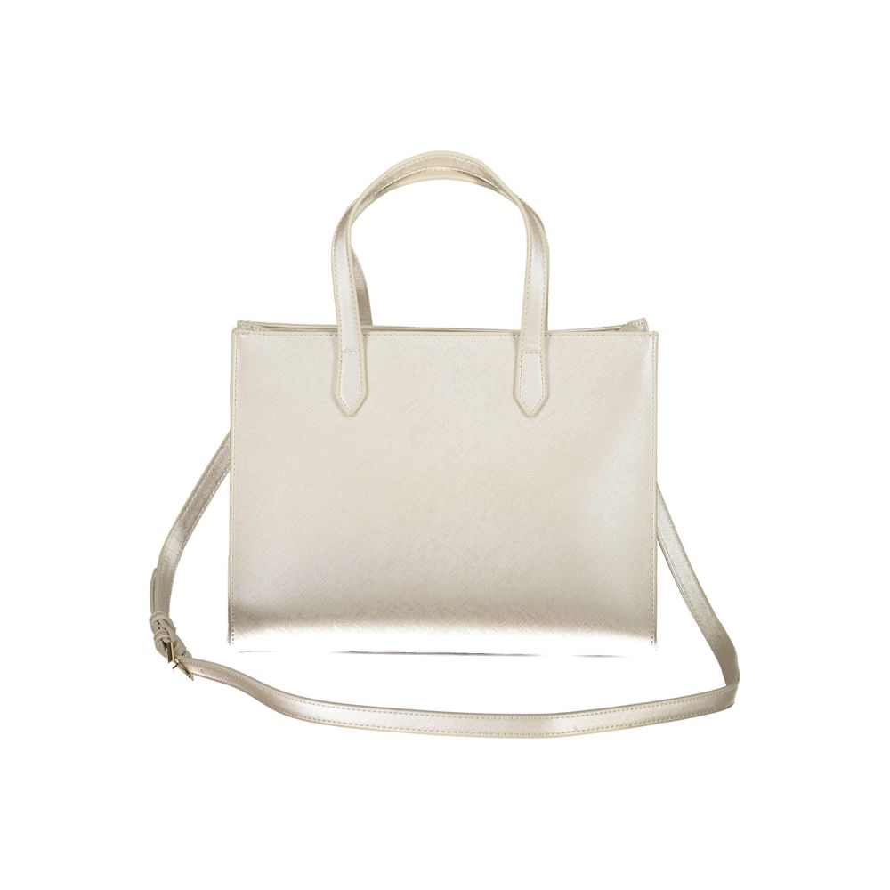 Gray Polyethylene Handbag
