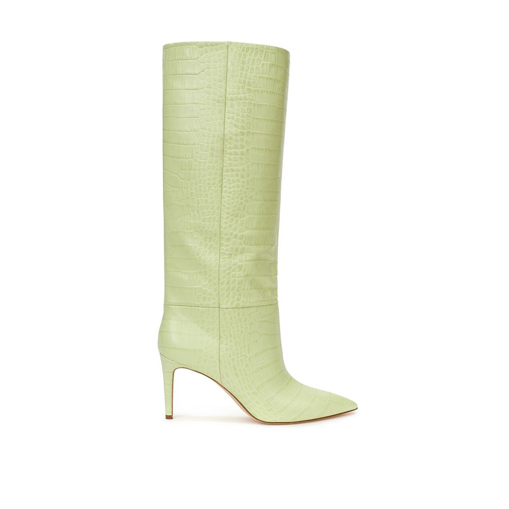 Green Leather Boot