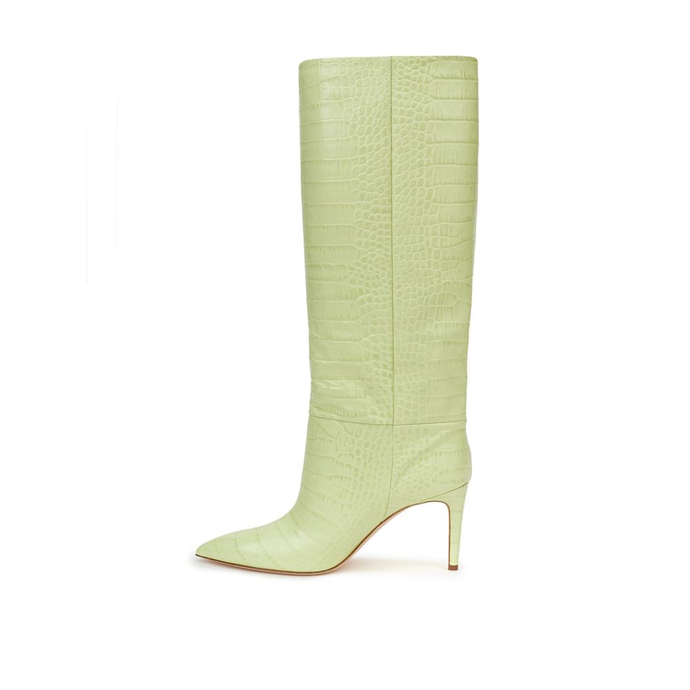 Green Leather Boot