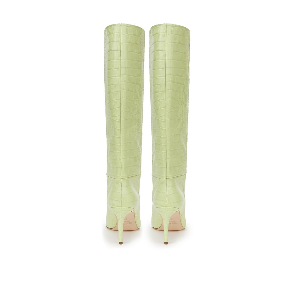 Green Leather Boot