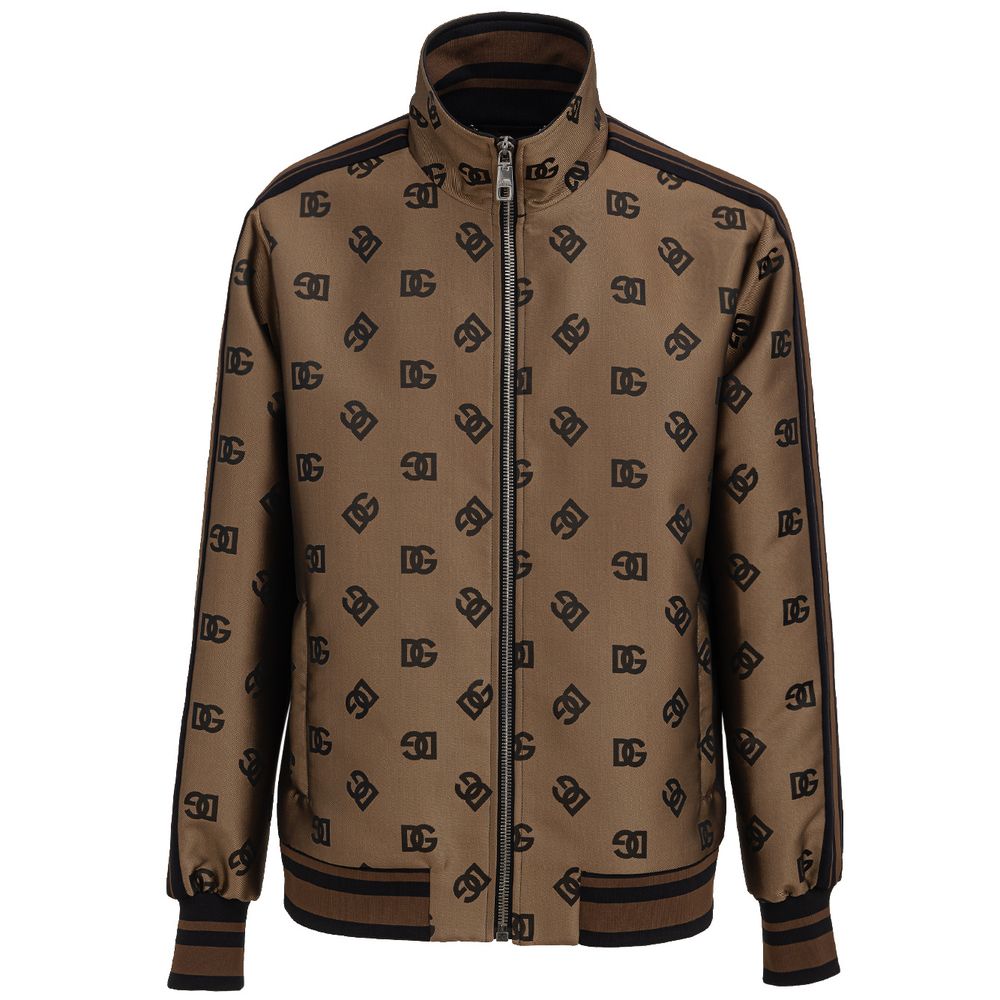 Brown Polyester Jacket