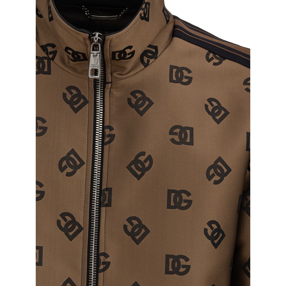 Brown Polyester Jacket