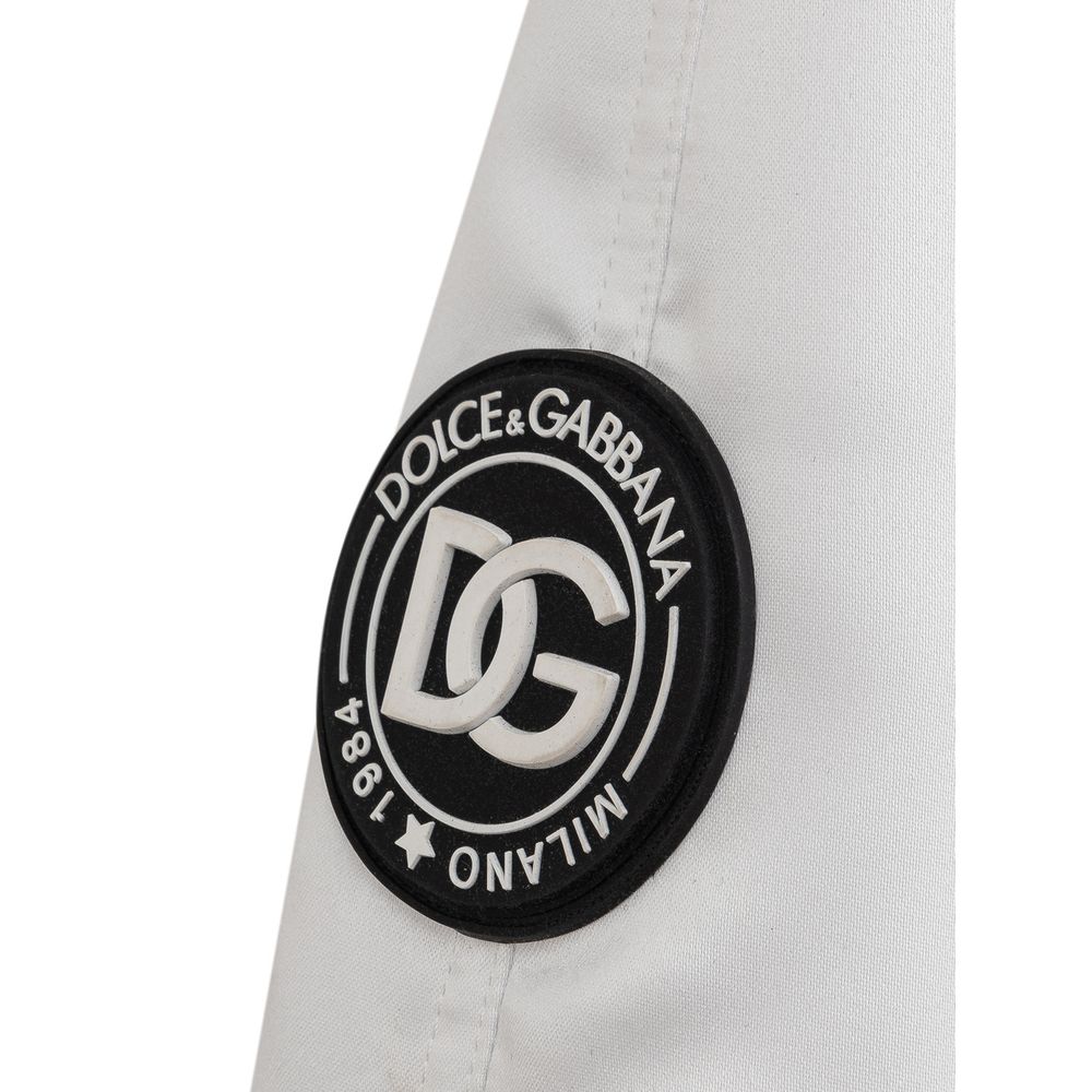 White Polyester Jacket