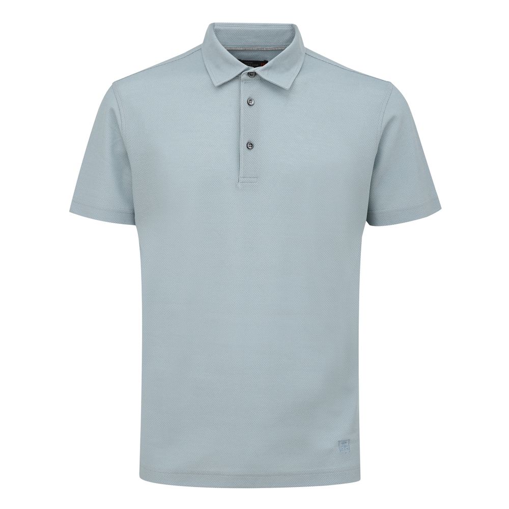 Blue Cotton Polo Shirt