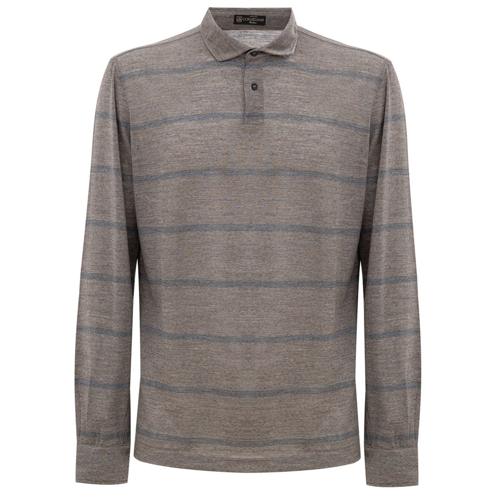 Multicolor Wool Polo Shirt