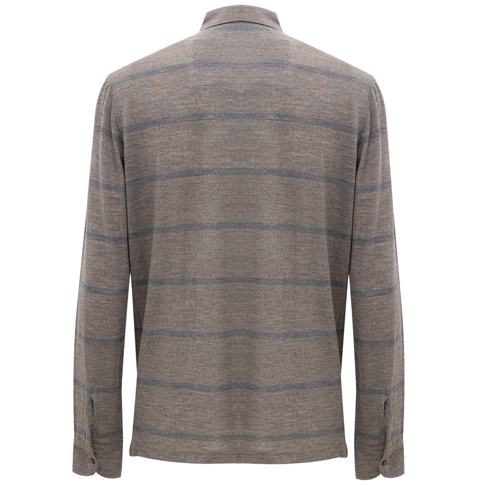 Multicolor Wool Polo Shirt