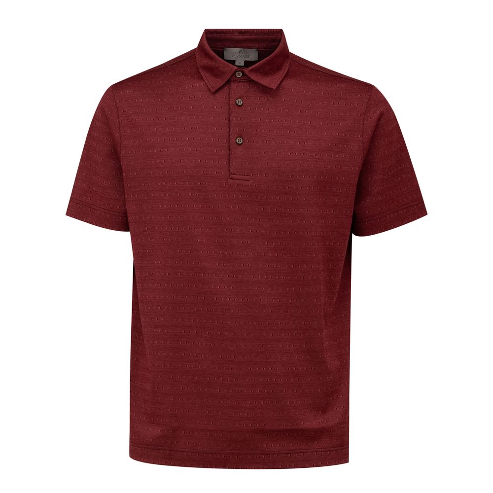Red Cotton Polo Shirt